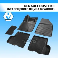 Коврики салона  RIVAL  для Renault Duster II HJD 2WD/4WD  без вещевого ящика 2021- Rival арт. 14701008