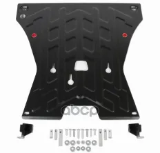 Защита картера + КПП, Audi Q5 2012-2017,V - все/Audi Q5 2008-2012,V - все Автоброня арт. 111.00321.1