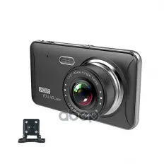 Видеорегистратор автомобильный с камерой заднего вида, SHO-ME, Full HD, экран 4