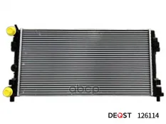 Радиатор системы охлаждения SKODA: FABIA 09- RAPID 12-  VW: POLO SEDAN 11-  AUDI DEQST арт. 126114