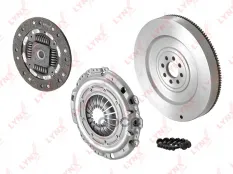Комплект сцепления с маховиком без выжимного (? 220 mm) VW Transporter IV 2.5D 95> LYNXauto арт. cl-1001