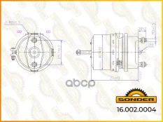 Энергоаккумулятор (дисковый тормоз) TYPE 24/24 SONDER арт. 16.002.0004