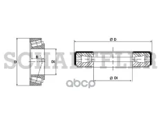 Подшипник роликовый конический Fag арт. 30215A
