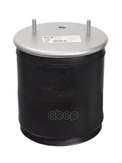 Пневмоподушка KANN SAF 4022NP03 с пластиковым стаканом (h=350 2 шп M12, смещ 25; 1отв M22, 4 отв d=8 KANN арт. K001.01.4022.CP03
