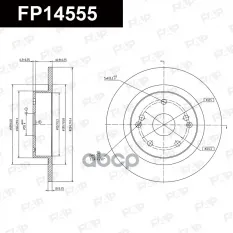 диск тормозной задний! Geely Coolray SX11 19> FAP арт. FP14555