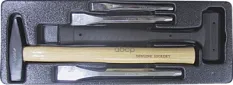 Набор молотков и зубил 5пр. в ложементе Licota арт. ack-384011