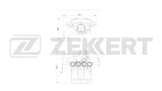 Тормозной суппорт задний правый Toyota Corolla (E150  E140) 06-  Auris (E150  E180) 06- Zekkert арт. bs-8335