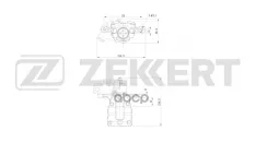 Тормозной суппорт задний левый Hyundai Accent IV 10- Zekkert арт. bs-8300