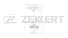 Тормозной суппорт задний правый Hyundai Accent IV 10- Zekkert арт. bs-8301