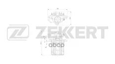 Тормозной суппорт задний правый VW Golf IV 97-  Audi A3 97-  TT 98-  Skoda Octavia (1U_) 96-  Seat L Zekkert арт. bs-8303