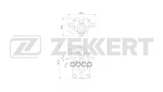 Тормозной суппорт задний правый Peugeot 308 07-  307 00-  Citroen C4 I  II 04-  DS4 11- Zekkert арт. bs-8363