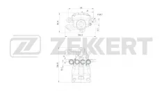 Тормозной суппорт задний правый Chevrolet Orlando (J309) 11-  Opel Zafira B 05- Zekkert арт. bs-8371