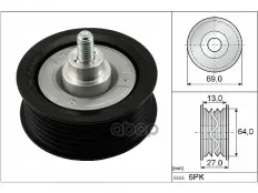 Ролик приводного ремня CITROEN Jumper,Fiat Ducato,Ford Transit,PEUGEOT Boxer 2.2,D,TDCI 04.06- 532047710 Ina арт. 532047710