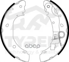 Колодки тормозные барабанные PEUGEOT BOXER FIAT DUCATO CITROEN JUMPER TYREN арт. TYR1410331