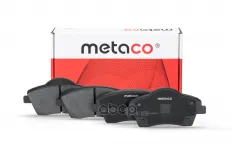 Колодки тормозные передние к-кт METACO арт. 3000-572