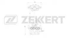 Тормозной суппорт задний правый Nissan Primera (P12) 02- Zekkert арт. bs-8345