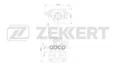 Тормозной суппорт задний правый Ford Transit 06- Zekkert арт. bs-8355