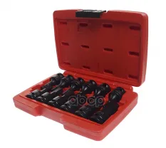 Набор головок-бит 1/2 ударных HEX H4-19мм, длина 60мм (в кейсе) 12 пр JTC арт. JTC-J412H