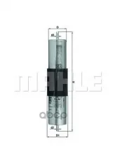 Фильтр топливный MAHLE KL66 (13 32 1 702 632) Mahle/Knecht арт. KL66