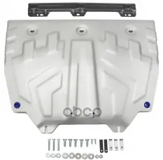 Защита картера + КПП (Алюминий) (увеличенная) (+ крепеж) Rival арт. 333.3817.1