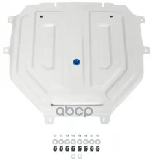 Защита КПП + комплект крепежа, Алюминий, Volkswagen Touareg 2018-, V - 3.0TDI (249 л.с.) 2.0 Rival арт. 333.5871.1