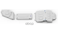 Комплект защит радиатор + картер + КПП + РК алюминий Rival арт. K333.9551.1