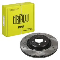 ДИСК ТОРМОЗНОЙ D=360ММ PRO (ПЕРФОРИРОВАННЫЙ / СЛОТИРОВАННЫЙ / ОКРАШЕННЫЙ) | ПЕРЕ Trialli арт. DF017S