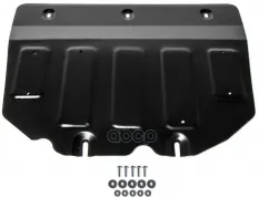 Защита картера + КПП + комплект крепежа, Сталь, Mazda 3 2019-, V - 1.5 (120 л.с. 150 л.с.) АКПП Автоброня арт. 111.03827.1