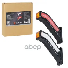 Фонарь габаритный светодиодный (огонь контурный) PRO, 12/24В, прямоугольный, красный + белый + оранж AIRLINE ASML012 AIRLINE арт. ASML012