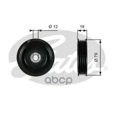 (7808-21584) Натяжитель ремня Gates арт. T39184