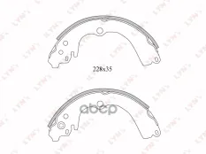 Колодки тормозные LYNX BS-7101 (26257AA030) LYNXauto арт. BS7101