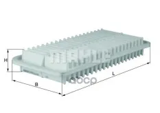 Фильтр воздушный MAHLE LX2634 (17801-20050) Mahle/Knecht арт. LX2634