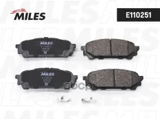 Колодки тормозные SUBARU IMPREZA 2.0 11.02- задние Miles арт. e110251