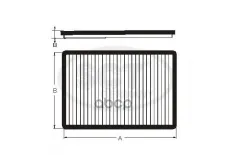 Салонный фильтр MITS PAJERO SPORT II 08-/LANCER IX 03-/OUTLANDER 03-08/GRANDIS SCT арт. sa1173