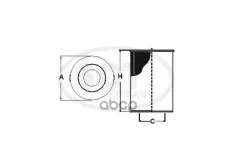 Масляный фильтр MB?W168 D SCT арт. sh4785p