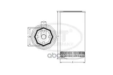 Масляный фильтр AUDI/VW A80 SCT арт. sm177