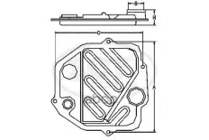 Фильтр АКПП BMW E36/E34/E32/E38 SCT арт. sg1010
