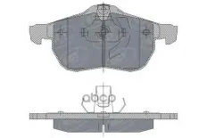 колод. торм.задн. OPEL ASTRA G 98-05/ZAFIRA A/B 98-/05- SCT арт. sp243