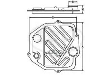 Фильтр АКПП BMW E39/E38/X5 SCT арт. sg1053