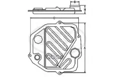 Фильтр АКПП VW A4/VW T5/SHARAN SCT арт. sg1056