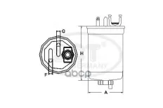 Топливный фильтр BMW E39/E46/E53 D SCT арт. st6080