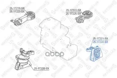 Опора двиг.пер.лев.Honda Civic FD 2006-2012 Stellox арт. 2517224SX
