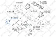 подушка двигателя передняя! Mitsubishi Pajero III MONTERO V65W/V75W 2000-2006 Stellox арт. 2517619SX
