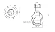 Опора шаровая перед. нижняя L/R S&K арт. SKBJ1065