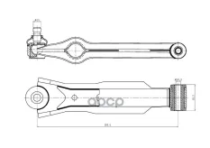 Рычаг перед. подв. нижний L/R S&K арт. SKCA1245