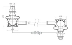 Тяга стабилизатора задн. подв. L/R S&K арт. SKSL1062