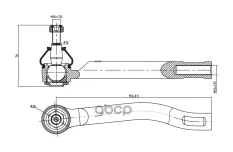 Наконечник рулевой тяги L S&K арт. SKTE2211