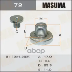 Болт поддона сливной TOYOTA Masuma арт. 72