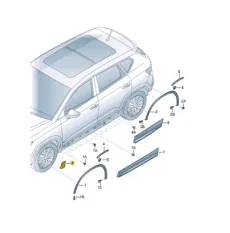 Накладка крыла Skoda Kodiaq