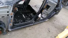 Порог со стойкой левый Renault Logan 2010